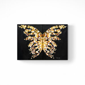Butterfly Gold Black