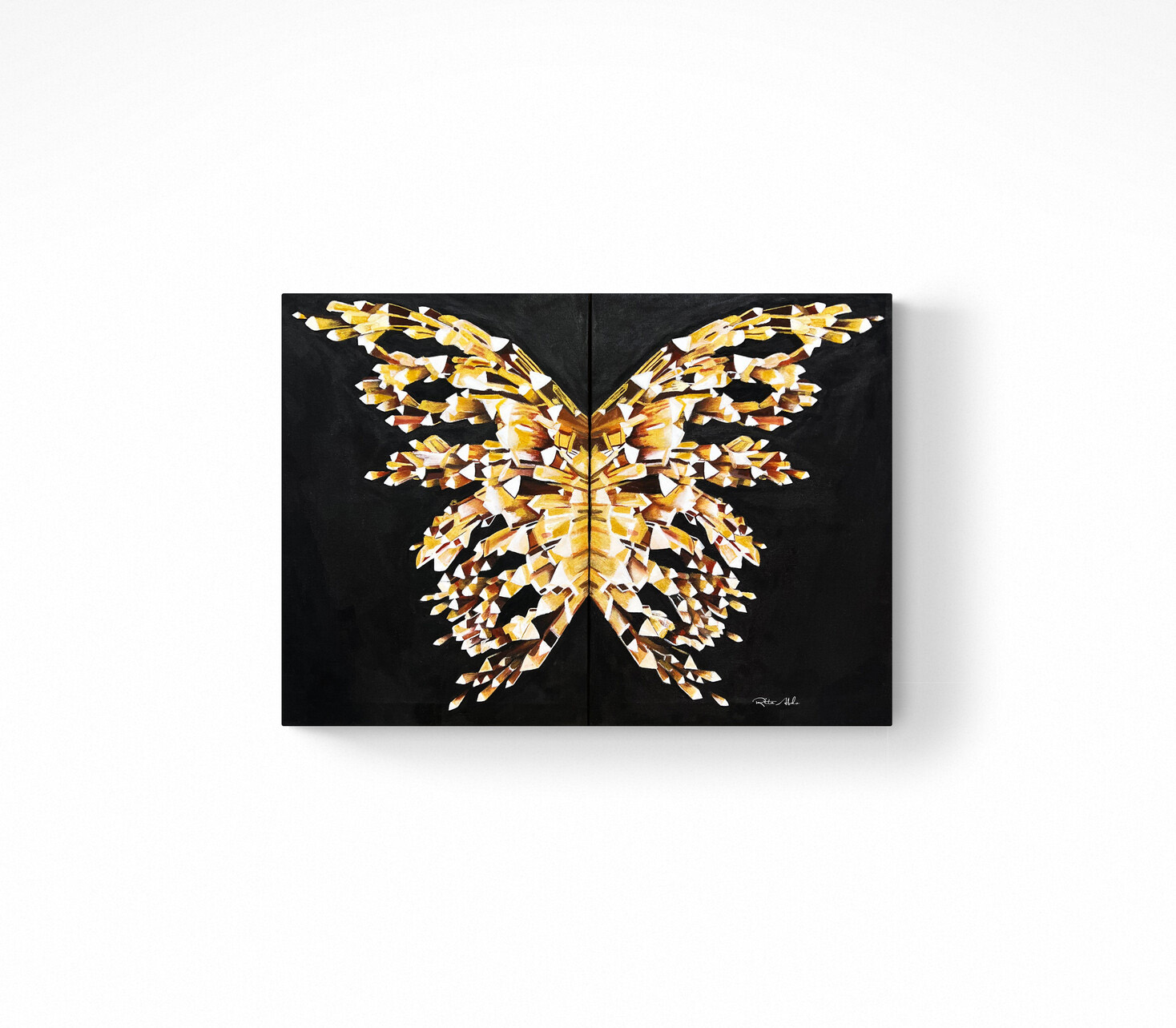 Butterfly Gold Black