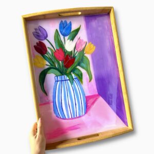 Vintage Tulip Vase